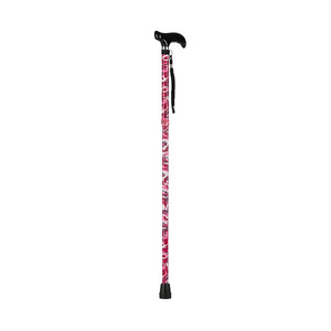 Bâton de marche télescopique réglable en alliage d'aluminium, 3 sections, embout en caoutchouc pour personnes âgées - Product Image 3