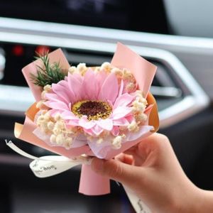 Clip Aromatizante para Auto con Ramo de Flores Secas Perfumadas, Decoración para la Rejilla de Ventilación del Aire Acondicionado, Estilo Ins, Regalo de Aromaterapia - Product Image 2