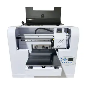 Impresora Uv de tamaño A3 A4 para vidrio, madera, Pvc, inyección de tinta de cuero de gran formato, impresora Uv plana, tarjeta de Pvc