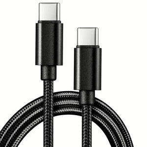 Fast Shipping 1m 3.3ft Nylon Braided USB C Cable 60W Fast Charging Type C for Phone 16 15 14 13 Pro Max Mobile Phone - Product Image 1