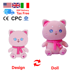 Peluche personnalisée en tissu, grande <span class=keywords><strong>taille</strong></span>, motif raton laveur orange <span class=keywords><strong>de</strong></span> dessin animé, avec possibilité <span class=keywords><strong>de</strong></span> personnalisation OEM et <span class=keywords><strong>de</strong></span> changement <span class=keywords><strong>de</strong></span> tenue, rembourrée <span class=keywords><strong>de</strong></span> coton PP - Product Image 2