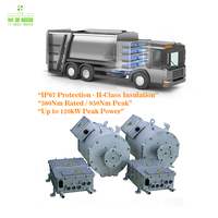 Moteur de traction à couple élevé 250 kW (pic) pour camions bennes électriques et logistique de construction