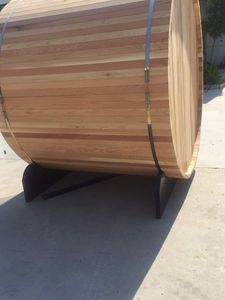 Wholesale Canadian Modern Style Outdoor Barrel Sauna Room 6kw Far Infrared Heating Made of Solid <strong>Wood</strong> Hemlock/<strong>Cedar</strong> <strong>for</strong> <strong>Sale</strong> - Product Image 5