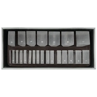 Instruments ophtalmiques, ensemble de prismes amples pour optométrie avec barre de prisme en Aluminium