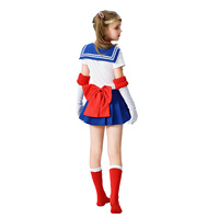 Disfraz de Cosplay de Pretty Soldier Sailor Moon, Ropa de Fiesta Sailor Stars, Conjunto de Alta Calidad para Celebridades de Redes Sociales TikTok
