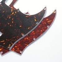 Donlis Tortoise Jazz Bass Pickguard pour 4 cordes US Standard J Bass Guards