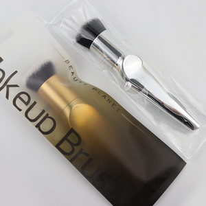 Vẻ Đẹp Hành Tinh Tùy Chỉnh Tốt Nhất Bán Rhinestone Trang Điểm Bàn Chải Vàng Trang Điểm Bàn Chải Duy Nhất Chất Lượng Cao <span class=keywords><strong>Blush</strong></span> Bột Trang Điểm Bàn Chải - Product Image 5