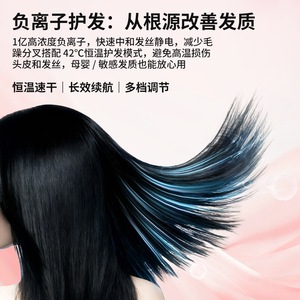 P30 Hair Dryer Battery Powered Ionic With Concentrator And Diffuser Nozzle For Baby Pet Travel Use - Product Image 5
