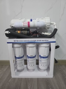 Purificateur d'eau domestique à osmose inverse avec filtration intégrée à cinq niveaux, plaque suspendue en plastique, purificateur d'eau pour hôtels - Product Image 3