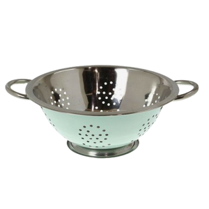 Passoire à aliments de cuisine Panier égouttoir en acier inoxydable Passoire en métal pour fruits et légumes - Product Image 1