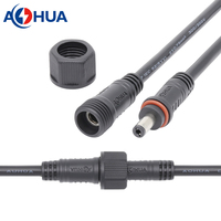 LED-Beleuchtung 18/20/22/24AWG 5A Stecker-Buchse IP65 2,1mm 2,5mm DC Wasserdichter Steckverbinder DIY Verlängerungskabel