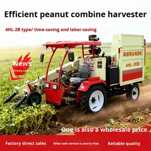 ピーナッツコンバインハーベスター4HL全自動大型ホイール高効率収穫ピーナッツピッカー一体型1年保証 - Product Image 3