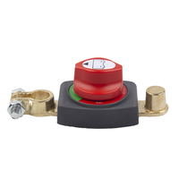 Interrupteur de déconnexion de batterie Jiahua 100A - Isolateur rotatif étanche DC 12V/24V/48V avec bornes pour voiture, bateau et camping-car