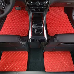 Waillynice Universal Leder Auto Boden matte für GMC Sierra Yukon Auto Sitzbezüge Auto Innenteile Styling Teppich