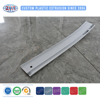 Profil d'extrusion personnalisé en PVC/ABS/PP/PE pour rail de glissière de rideau et rail de guidage de volet roulant