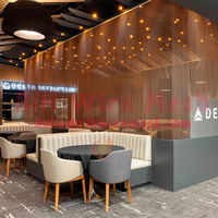 Rideau en maille de chaîne d'aluminium élégant, draperie métallique décorative moderne pour hall d'hôtel, restaurant, séparateur d'espace intérieur