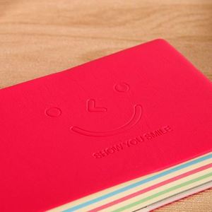 Carnet promotionnel portable en cuir PU rigide A5/A6, bloc-notes long 100 feuilles, reliure cousue, pour l'école et le bureau - Product Image 2