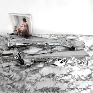 Zapatos de Plataforma con Tacón de Aguja para Bailarinas de Pole Dance, Botas por Encima de la Rodilla de 20cm para Mujer - Product Image 6