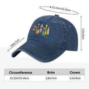 Gorra de béisbol vaquera lavada unisex Gorra deportiva inspirada en los deportes - Product Image 3