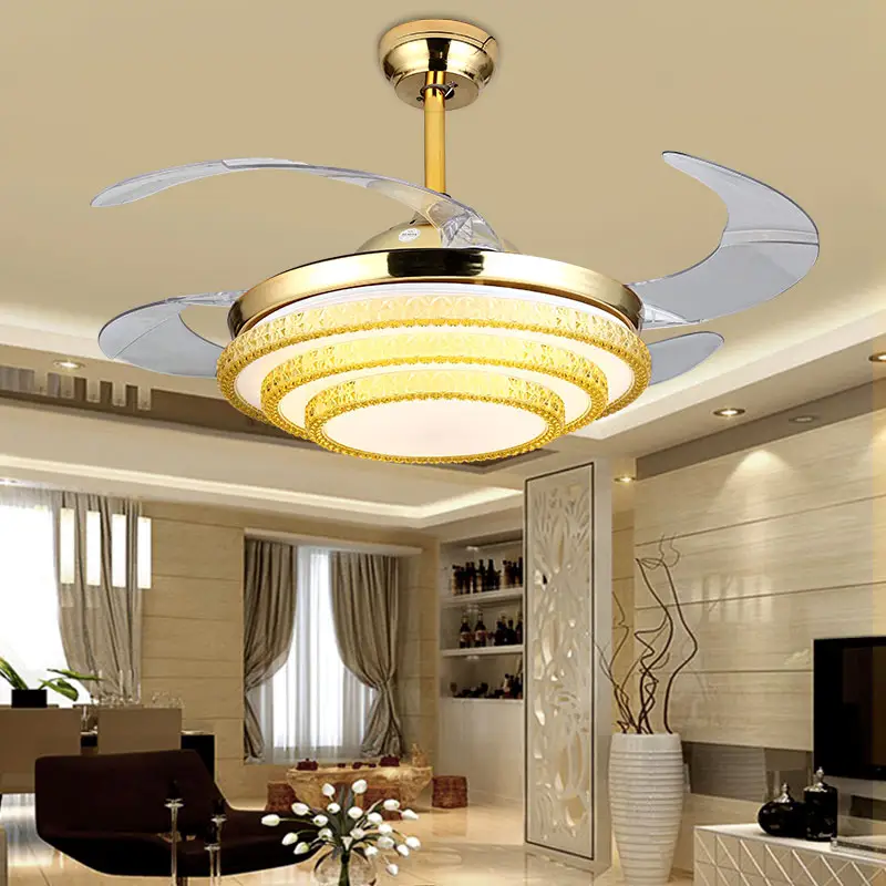 Sıcak satış fabrika fiyat toptan modern stil ışıklı tavan fanı gizli Fan