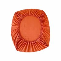 Ensemble de literie en polyester 100% de couleur unie et douce, ensemble de drap-housse