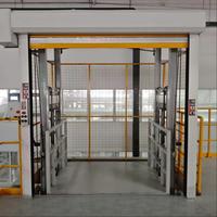 Hydraulischer Stahl-Lastenaufzugtisch |   Vertikaler Lastenaufzug |   Wandmontierter Aufzug mit Elektrischer Fernbedienung 1m X 1m