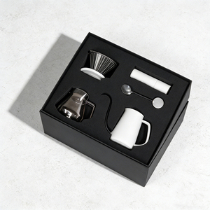 Juego de Café y Té <span class=keywords><strong>Klam</strong></span> Modern Classic de Metal y Vidrio - Juego de Regalo de Viaje Portátil, Duradero, de Grado Alimenticio y Personalizable para Uso de Baristas - Product Image 4