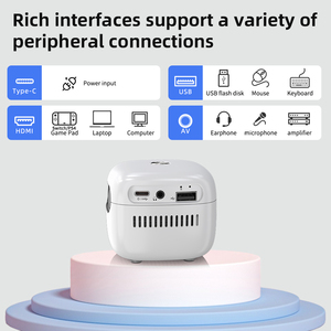 Wowoto thông minh nhỏ gọn LED chiếu cho nhà Android 13 video Cinema tự động lấy nét ống kính 2 gam RAM cho sử dụng ngoài trời - Product Image 5