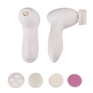 4-in-1 Electric Face Cleanser Dual-Speed Exfoliating Portable Electric Face Cleaning Brush For Deep Pore Cleansing