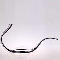 Carafe à vin en verre soufflé à la main en forme de serpent