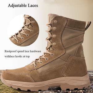 Scarpe da Trekking e Alpinismo Alla Moda e Classiche con Tomaia in Vera Pelle, Suola in Gomma Antiscivolo e Impermeabile, Allacciatura con Lacci - Product Image 4