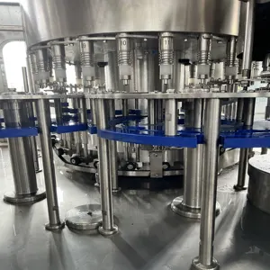 Fábrica completa potable purificación de agua mineral lavado embotellado llenado tapado línea de producción embotellado Pla