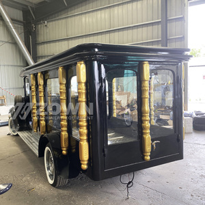 Carro Funebre Elettrico Premium a 4 Ruote Stile Vintage Retrò, <span class=keywords><strong>Auto</strong></span> Classica di Alta Qualità per Trasporto Salme, 2 Anni di Garanzia per Riti Cimiteriali - Product Image 5