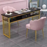 Nouvelle table et chaise de manucure multifonctionnelles, ensemble de meubles de salon de beauté pour manucure