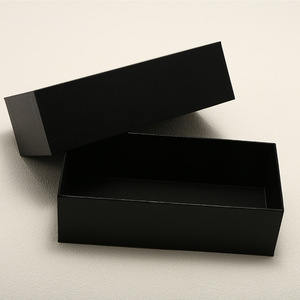 Wholesale Custom Black Leather Waterproof <b>Glasses</b> <b>Case</b> 3 Pieces Set with Color Box and Cloth by PLAYMAX - Product Image 5