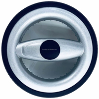 Roue arrière de poussette pour bébé de 7 pouces, pneu en mousse PU, plastique, capacité de charge de 20-25 kg et dureté du pneu de 75-80A pour poussette de bébé