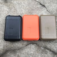 Boîte de rangement EDC étanche - Étui de survie scellé antichoc pour le camping et la randonnée