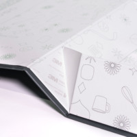 Caja de Papel de Diseño Moderno para Altavoz y Embalaje, Caja de Regalo Pantone Blanca Personalizada, Logotipo OEM Personalizado, Artículo de Embalaje Industrial a Color