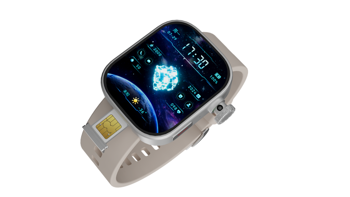 DF MS10 4G Android SmartWatch with AMOLED Quad-Core CPU & Global SIM ...