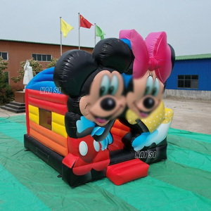 Castillo Inflable de Dibujos Animados, Lindo y Divertido, para Niños, con Soplador, para Fiestas de Cumpleaños - Product Image 2