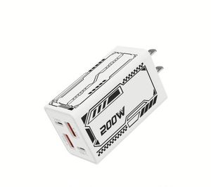 Best Selling US/EU/UK <b>Socket</b> 200W <b>Wall</b> Charger QC3.0 Fast Charging <b>USB</b>+Type C Charger for Mobile Phones - Product Image 5