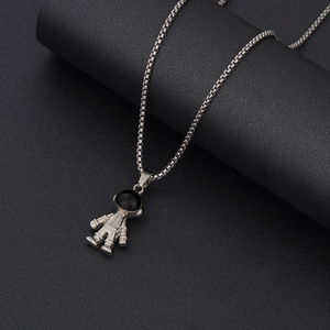 Collar de Acero de Titanio con Diseños Variados, Estilo Hip-hop, para Baile Urbano, Collar Personalizado, <span class=keywords><strong>Cadena</strong></span> Versátil para Suéter, Accesorios de Ropa - Product Image 6
