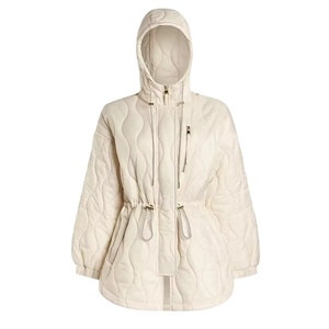 Chaqueta acolchada colorida personalizada y bien diseñada para mujer, <span class=keywords><strong>ropa</strong></span> cálida de invierno, chaquetas largas ajustadas para mujer - Product Image 1