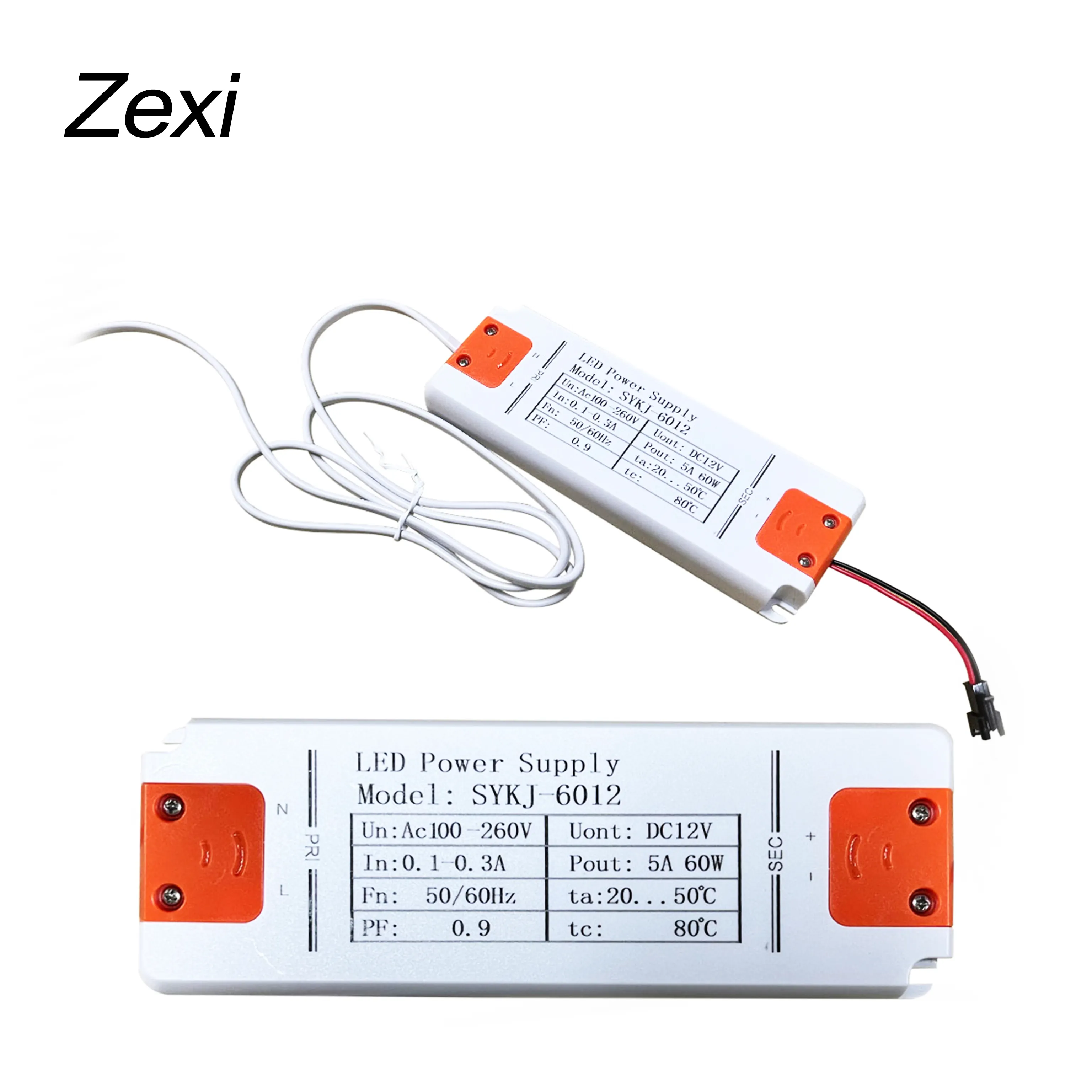Silm 12V 12W/24W/36W/48W/60W dẫn chiếu sáng cung cấp điện điều khiển cho cảm ứng Dimmer chuyển đổi