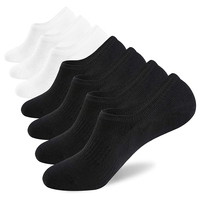 Chaussettes à coupe basse en coton antidérapantes au design personnalisé Chaussettes de basket invisibles en bambou unisexes