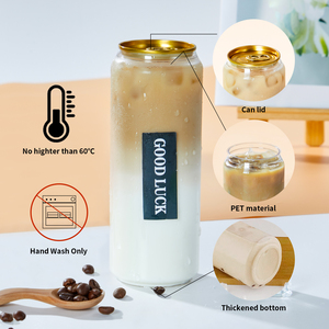 Tùy chỉnh Chai nhựa PET 200ml 210ml 250ml dễ dàng mở lon nước giải khát với nắp nhôm - Product Image 2
