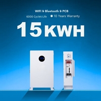 Batterie LiFePO4 48V 51.2V 100Ah 200Ah 314Ah 15kW, 8000 cycles, stock EU/US, pour stockage d'énergie domestique mural