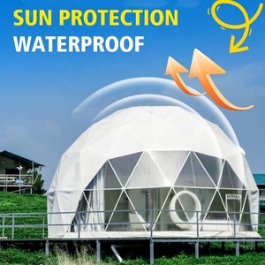 SNEIDA New Design PVC Oxford Fabric Double Layer Glamping Luxury <strong>Dome</strong> Ball <strong>Tent</strong> - Product Image 6