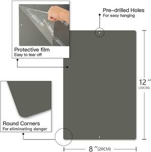 Insegna in metallo divertente e sarcastica per la decorazione della man cave o del bar, il nastro adesivo IT non può riparare l'ingegno, ma IT può smorzare il suono, 12x8 pollici - Product Image 4