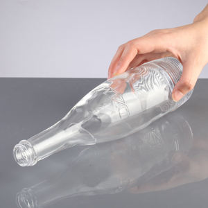 Botella <span class=keywords><strong>de</strong></span> cristal para <span class=keywords><strong>vino</strong></span> tinto blanco con tapón <span class=keywords><strong>de</strong></span> corcho o goma, <span class=keywords><strong>vino</strong></span> tinto <span class=keywords><strong>y</strong></span> licor, 750 ml, venta al por mayor - Product Image 4